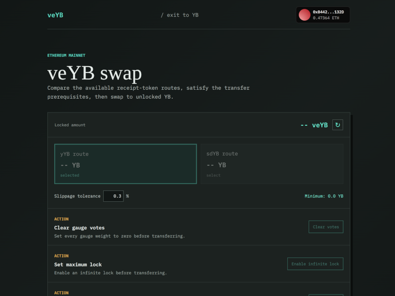 VEYB SWAP